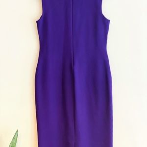 Deep Violet Ralph Lauren sleeveless dress